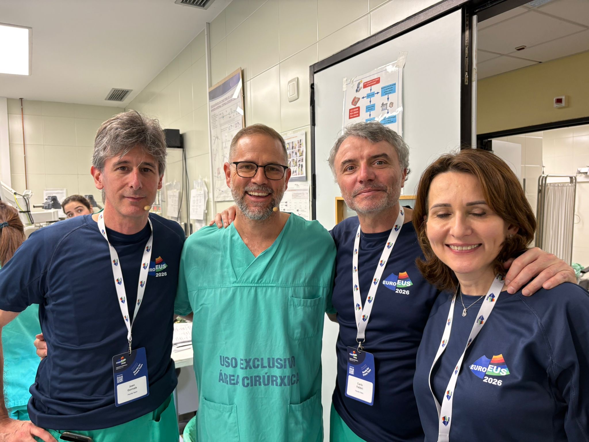 EURO-EUS faculty in the procedural environment
